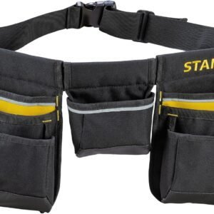 STANLEY Essential Tool Belt Pouch Apron, Multiple pockets, Integrated Hammer Loop
