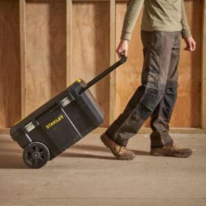 STANLEY Rolling Toolbox Chest with Heavy Duty Metal Latch